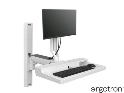 Ergotron 45-618-251 CareFit Combo Keyboard & Monitor Mount Workstation