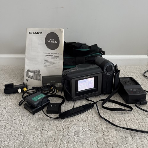 Sharp VL-E33U 8MM Viewcam Liquid Crystal Video Hi-Fi Camcorder - Tested