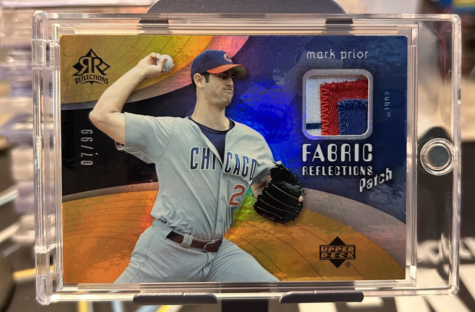 2005 Upper Deck Reflections #FRP-MP Mark Prior Fabric Patch #/99