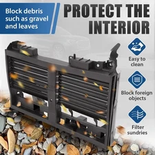 For 2019-2024 Ram 1500 DT Active Grille Shutter W/o Actuator (New Body Style)