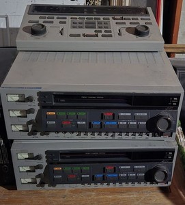JVC BR-8600U VHS Editing Recorder NTSC Rack-Mount w/ RM-88U Control Unit