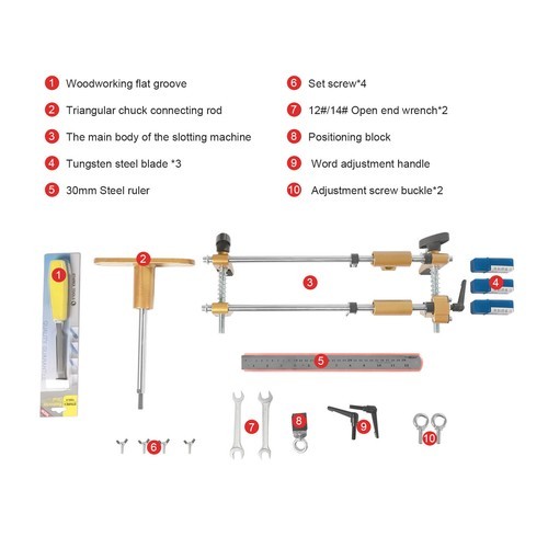 Door Lock Hole Opener Door Lock Installation Kit Lock Mortiser for Wooden Door