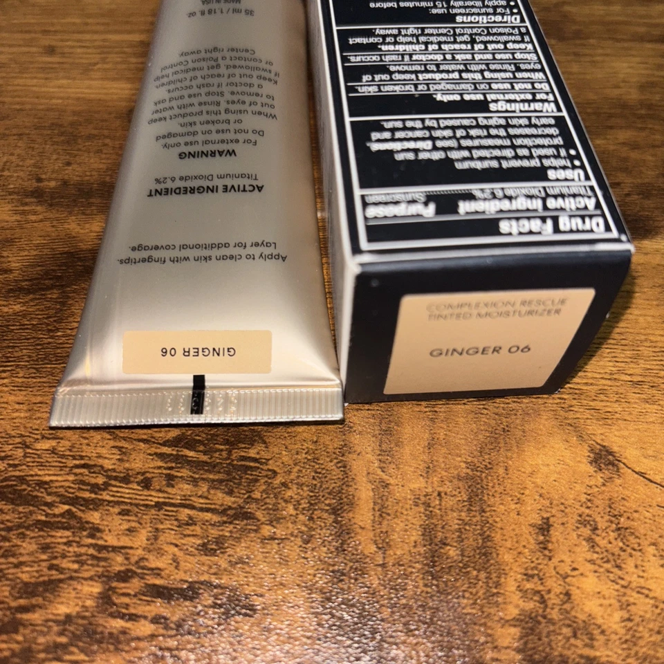 BareMinerals Complexion Rescue Tinted Hydrating Gel Cream ~ GINGER 06 ~ 1.18 oz - Image 3 of 3