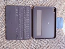 Logitech Rugged Folio Keyboard Case for iPad 10th gen  A16 Graphite