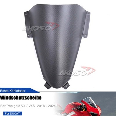 3K Carbon Fiber Frontscheibe für DUCATI Panigale V4 V4S 2018-2024 Windschutzsche