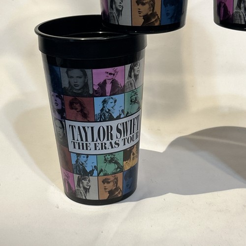 New! Taylor Swift Eras Tour Swiftie Movie Plastic Collectible Cups Lot Of 4 32oz - Picture 4 of 11