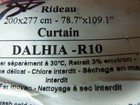 2 Madura Rideau DALHIA - R10 109.1"×78.7" Panel Curtains France 100% Cotton — photo 5