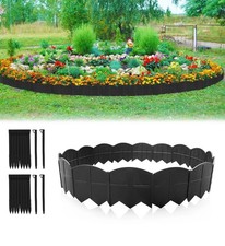 20 Fuß Gartenumrandung 5,9 Zoll hoch Landschaftskante 20 Stück Gartenumrandung Umrandung P...