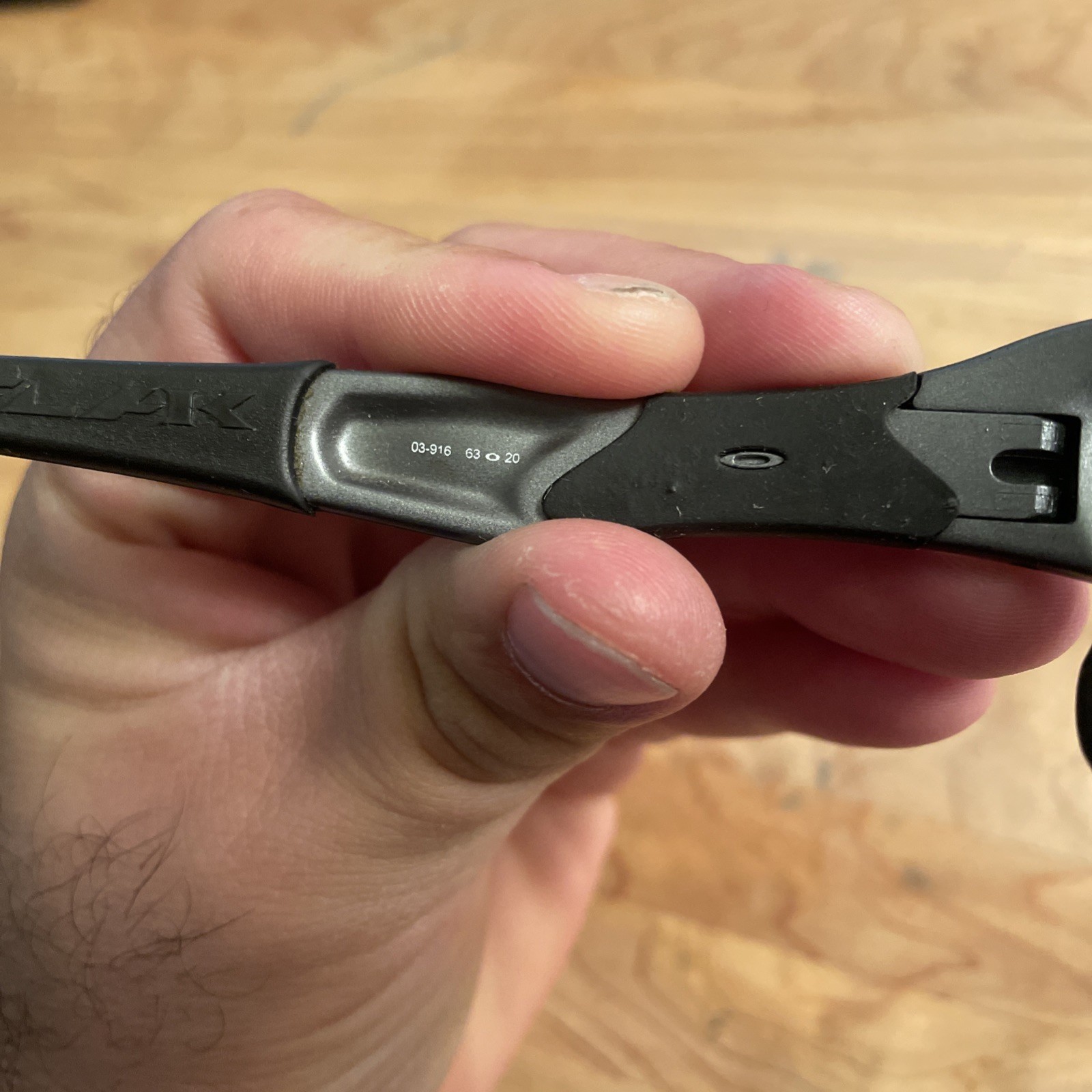 Oakley Flak Grey Frames Only With Case. - image 7