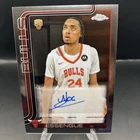 Topps Chrome 2025-26 Rookie Autographs Noa Essengue Auto #TCAR-NE Bulls NBA
