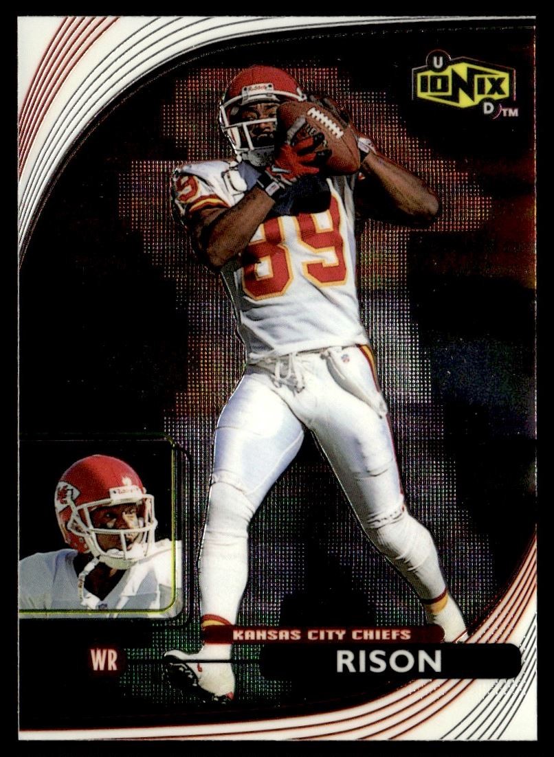 1999 UD Ionix ANDRE RISON #29 Kansas City Chiefs