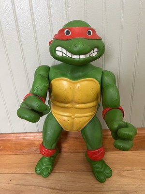 Vintage 1989 Playmates Toy Teenage Mutant Ninja Turtle Raphael Action Figure 15''
