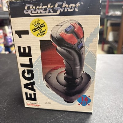 Quick Shot Eagle 1 Deluxe Digital Joystick Sega Genesis 1992 New Old Stock