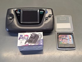 1991 Sega Game Gear, Sonic 2 & AC Adapter | RECAPPED, CLEANED, TESTED & WORKING