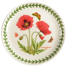 Portmeirion Botanic Garden Poppy Small Coupe Bread & Butter Plate