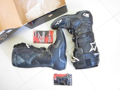 ALPINESTARS TECH 10 MOTOCROSS ENDURO MOTO CROSS STIEFEL GR. 44,5 GR. 10 BLACK