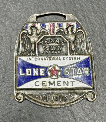 LONE STAR CEMENT,  TEXAS PORTLAND CEMENT COMPANY ENAMEL FOB N103