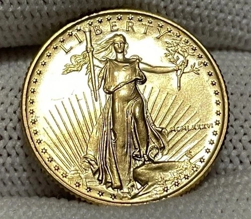 1986  22k GOLD American Eagle $10 1/4 oz Coin, Low Mintage, Uncirculated