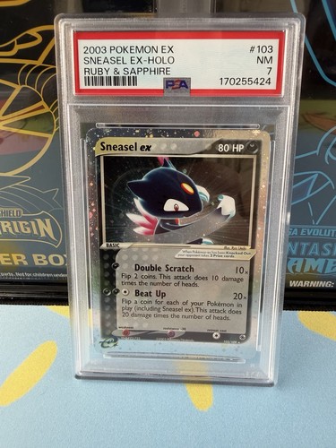Sneasel ex graded PSA 7 for sale on eBay