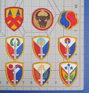 Genuine Vietnam South Korea US ARMY 518th Sustainment Brigade 337th Patches 1493