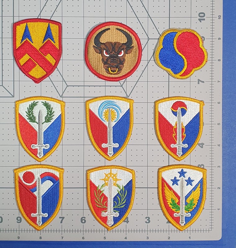 Genuine Vietnam South Korea US ARMY 518th Sustainment Brigade 337th Patches 1493