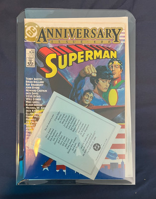 Superman Anniversary Issue #400 DC Comics October 1984 w/ Original