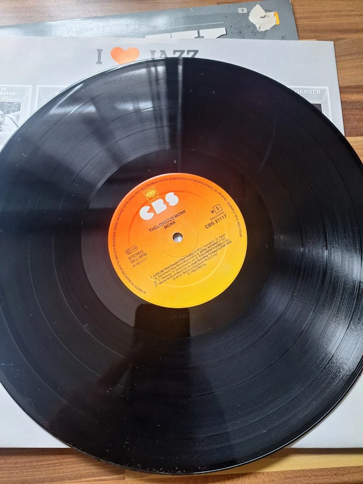 Thelonious Monk Excellent Vinyl LP Record Album CBS21117 I Love Jazz Compilation - Image 4 of 4