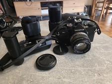 Appareil Photo Olympus om2n Argentique Et 3 Objectifs +winder
