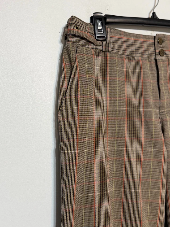 Pantalones de pierna ancha a cuadros Relativity Y2K Academia para mujer 8 pantalones retro a cuadros Foto 2 de 4