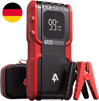 Andeman 20000Mah Starthilfe Powerbank 2500A Spitzstrom,12V Tragbare Auto Starthi
