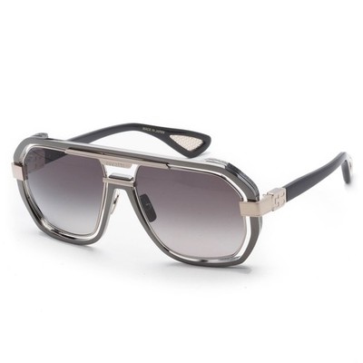 Bugatti Unisex 52mm Gunmetal White Gold Sunglasses 08-GM-WG