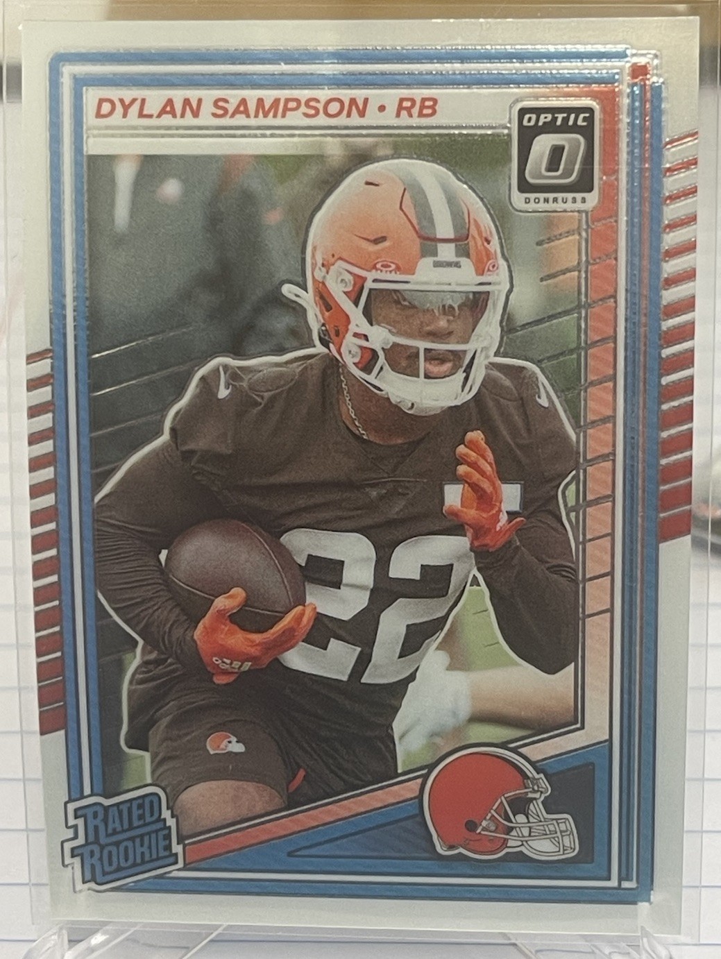 Dylan Sampson 2025 Donruss Optic Rated Rookie Base #238 - Cleveland Browns
