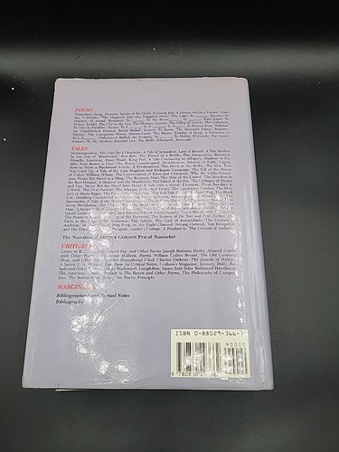 Edgar Allan Poe Collection The Complete Tales and Poems 1989 Hardback Dustcover - Foto 2 di 15