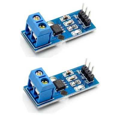 2 Stück 20A Stromsensormodul ACS712 für elektronische Projekte