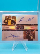 Panini Select Ethan Salas/Leo De Vries Dual Auto Silver SP #/15