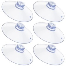 6 Pack Replacement Extra Strong Suction Cups 63 mm 