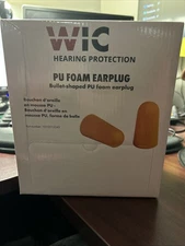 Wic Hearing Protection Disposable Pu Foam Ear Plugs (200 Pairs/Box) 
