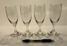 6 Short Stem 4oz Champagne Flutes /Cordial Glasses -  A3