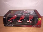 Hot Wheels 1/43 F1 FERRARI SET F1-2000, F2001, F2002 SCHUMACHER MIB, 2002