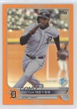 2022 Topps Series 1 1st Edition Orange 32/75 Victor Reyes #252 0u46