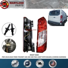For 2015-2022 Ford Transit 150 250 350 Right Tail Light with Bulbs and  Wiring