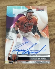 Casey Schmitt - 2020 Bowman’s Best on card Auto - Best of 2020 No. B20-CS
