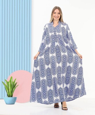 denim dresses for women long Maxi Denim Dress M