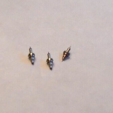 3 WALTHAM 0 SIZE BALANCE STAFFS 19365 SR 3.95MM PIVOT: 9 NOS --- BB-1086