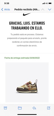 Nike Air Max x Cactus Jack Size 17 Baby
