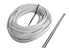 RAWLINGS/TANNERS PREMIUM LEATHER GLOVE LACE 1/4" BY 72" WHITE