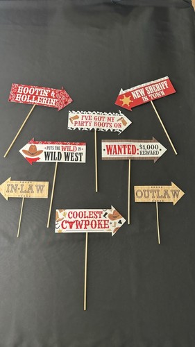 Western Country Photo Booth Props - Wild West Themed - 70 Pieces - Picture 6 of 7