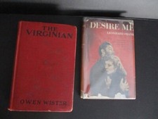 Vintage HOLLYWOOD Novels Gary COOPER The Virginian, Robert MITCHUM in Desire Me