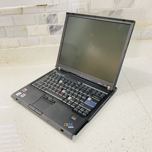 IBM Lenovo ThinkPad T60p 2.0GHz Duo HDD UXGA/FHD+ 1600x1200 Untested AS IS - Picture 3 of 22