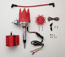 Small Cap Chevy Inline 6 Cyl 194-230-250-292 Red Hei Distributor With 50k Coil